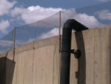 Acid tank at mine netting